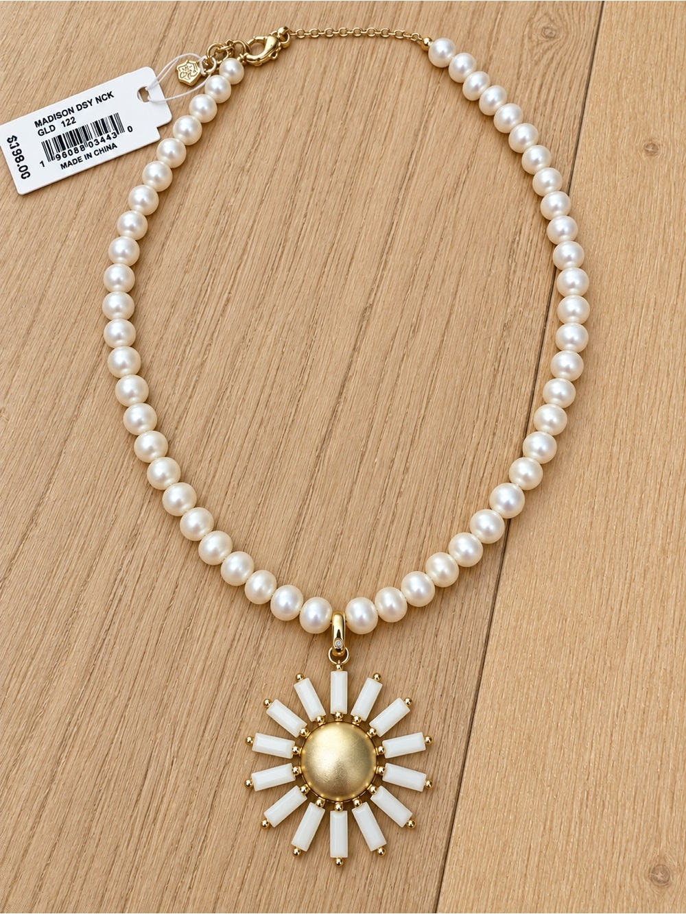 Kendra Scott Madison Daisy Convertible Pearl Statement Necklace – NWT